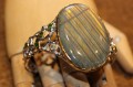 925 silver labradorite bracelet aquamarine 