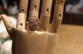 Ring natural 925 silver sapphires Songea size 12 3