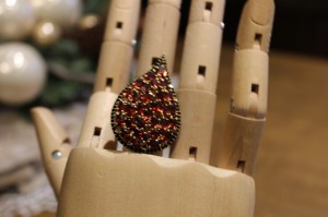 Srebrny pierścionek granaty spinele 925 r 14.5