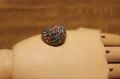 Ring sapphires Songea padparadscha size 16