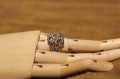 Ring sapphires Songea padparadscha size 16