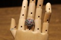 Ring sapphires Songea padparadscha size 16