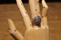 Ring sapphires Songea padparadscha size 16