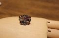 Pierścionek srebrny 925 szafiry Songea r 13.5 3