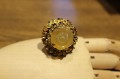 Srebrny pierścionek szafiry chalcedon r 14 925