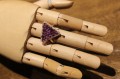Beautiful amethyst ring cubic zirconia size 14