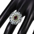 Natural tanzanite garnet ring, size 15