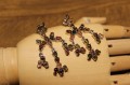 925 silver earrings natural tourmaline 2
