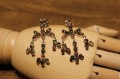 925 silver earrings natural tourmaline 2