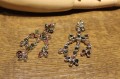 925 silver earrings natural tourmaline 2