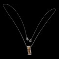 Silver necklace Songea 925 natural sapphires 6