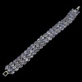 Natural tanzanite 925 silver bracelet 12