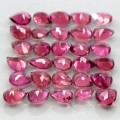 Różowe turmaliny kamienie naturalne VVS