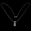 Natural 925 silver cubic zirconia lolites necklace