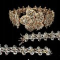 Natural zircon silver bracelet 