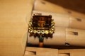 Natural quartz ring size 13 sapphires