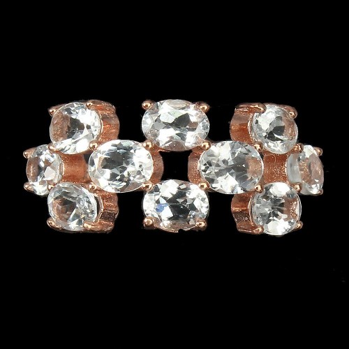 Pierścionek srebrny akwamaryny 925 r 16.5 2