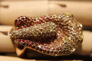 Pierścionek szafiry songea padparadża r13.5