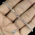 Bracelet natural sapphires 925 cubic zirconia 2