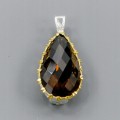 Artystyczny wisiorek naturalny cytryn Madeira 30ct