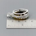 Artystyczny wisiorek naturalny cytryn Madeira 30ct