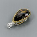 Artystyczny wisiorek naturalny cytryn Madeira 30ct