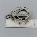 Artystyczny wisiorek labradoryt 23ct diopsydy 925