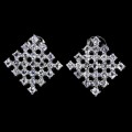Silver 925 natural tanzanite earrings 4 delicate