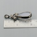 Artystyczny wisiorek granat 22ct chalcedon ametyst