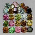Turmaliny kamienie naturalne IF - VVS 5.29ct
