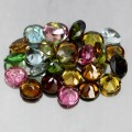 Turmaliny kamienie naturalne IF - VVS 5.29ct