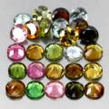 Turmaliny kamienie naturalne IF - VVS 5.29ct