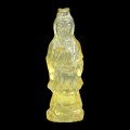 Guanyin rzeźbiony kwarc cytrynowy natural 19.69ct