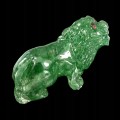 Lew rzeźbiony awenturyn kamień naturalny 29.95ct