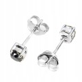 Kolczyki naturalne czarne diamenty 0.66ct srebro 4