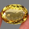 Cytryn kamień naturalny 78ct VVS ogromny