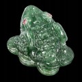 Żaba rzeźbiony awenturyn kamień naturalny 92.06ct