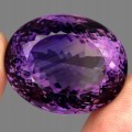 Ametyst kamień naturalny 67.46ct certyfikat