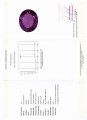Ametyst kamień naturalny 69.26ct certyfikat