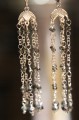 Kolczyki złote 18k czarne diamenty certyfikat
