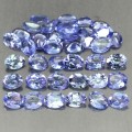 Tanzanity kamienie naturalne IF-VVS 5.37ct 40 szt
