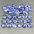 Tanzanity kamienie naturalne IF-VVS 5.37ct 40 szt