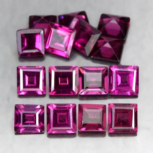 Granaty rodolity kamienie naturalne 6.78ct 15 szt