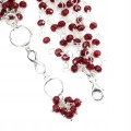 Bransoletka srebrna naturalny chalcedon 925